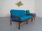 Teak Capella 2-Sitzer Sofa & Sessel von Illum Wikkelsø für Niels Eilersen, 1960er, 2er Set 8