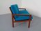 Teak Capella 2-Seater Sofa & Armchair by Illum Wikkelsø for Niels Eilersen, 1960s, Set of 2 11