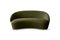 Naïve 2-Seater Sofa in Green Velour by etc.etc. for Emko 1