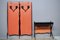 Wall Coat Rack and Console, 1950s, Set of 2 1