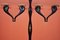 Wall Coat Rack and Console, 1950s, Set of 2, Image 5