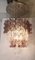 Large Clear & Pink Murano Glass Chandelier from Carlo Nason, Image 17