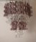 Großer Kronleuchter aus klarem & pinkem Muranoglas von Carlo Nason 19