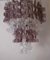 Large Clear & Pink Murano Glass Chandelier from Carlo Nason, Image 12