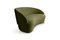 Naïve 3-Sitzer Sofa in Grünem Velours von etc.etc. für Emko 4