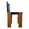 Monk Dining Chairs and Table in Black Leather and Beech by Tobia & Afra Scarpa for Molteni, 1973, Set of 7 12