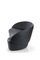 Naïve 3-Sitzer Sofa aus Lambada Black Leder von Emko 4