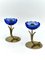 Floral Candlesticks by Gunnar Ander for Ystad Metall, Sweden, 1950s, Set of 2 2