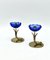 Floral Candlesticks by Gunnar Ander for Ystad Metall, Sweden, 1950s, Set of 2 1