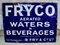 Panneau Vintage en Émail de Fryco Aerated Water & Beverages 6