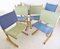 Chaises par Ditte & Adrian Heath pour France & Son, Set de 6 3