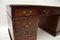 Antique Victorian Mahogany Leather Top Pedestal Desk, Image 10