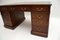 Antique Victorian Mahogany Leather Top Pedestal Desk 12