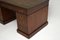 Antique Victorian Mahogany Leather Top Pedestal Desk 11