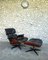 Vintage Model 670 Lounge Chair & Model 671 Ottoman Set by Charles & Ray Eames for Contura Herman Miller, 1950s, Set of 2 26