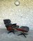 Vintage Model 670 Lounge Chair & Model 671 Ottoman Set by Charles & Ray Eames for Contura Herman Miller, 1950s, Set of 2, Image 26