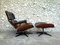 Vintage Model 670 Lounge Chair & Model 671 Ottoman Set by Charles & Ray Eames for Contura Herman Miller, 1950s, Set of 2 16