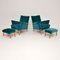Armchairs & Ottomans, 1960s, Set of 4, Image 6