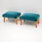 Armchairs & Ottomans, 1960s, Set of 4 12
