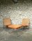 Bachelor Chairs & Ottoman by Verner Panton for Fritz Hansen, 1950s, Set of 3 3