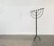 Brutalist Wrought Iron Candleholder 21