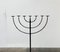 Brutalist Wrought Iron Candleholder 12