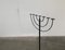 Brutalist Wrought Iron Candleholder 9