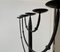 Brutalist Wrought Iron Candleholder 17