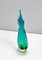 Turquoise and Chartreuse Sommerso Murano Glass Vase from Cenedese, 1950 7