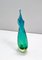 Turquoise and Chartreuse Sommerso Murano Glass Vase from Cenedese, 1950, Image 7