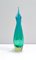 Turquoise and Chartreuse Sommerso Murano Glass Vase from Cenedese, 1950 6
