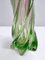 Italian Plum Purple and Green Sommerso Murano Glass Vase, 1950 10