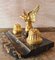 Inkwell with Gilt Bronze Eagle by Maurice Frecourt (1890-1961) 7