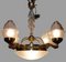 Antique Carved Glass Lamp, Image 2