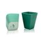 Small Italian Green Ceramic Vases by Gio Ponti for Ginori, 1930s, Set of 2, Image 5