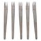 Modernist Dinner Forks by Arne Jacobsen for Georg Jensen, Set of 5 1