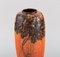 English Orange Ceramic Vase from Royal Pilkington 3