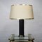 Mid-Century Black & Gold Table Lamp, 1950s, Image 3