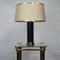 Mid-Century Black & Gold Table Lamp, 1950s 9