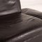 Black Leather Armchair from Koinor Rossini 4