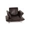 Black Leather Armchair from Koinor Rossini, Image 3