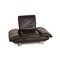 Black Leather Armchair from Koinor Rossini 1