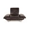 Black Leather Armchair from Koinor Rossini 7