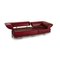 Red Leather Sofa from Cor Arthe, Image 3