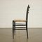 Italian Ebony Beech & Rope Dining Chairs, 1960s, Set of 4 10