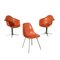 Sedie in alluminio e fibra di vetro di Charles & Ray Eames per Herman Miller, anni '60, set di 3, Immagine 1