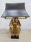 Vintage Pharaoh Tischlampe von Deknudt Lusterie 1