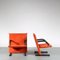 Chaises T-Line par Burkhard Vogtherr pour Arflex, Italie, 1980s, Set de 2 5