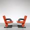 Chaises T-Line par Burkhard Vogtherr pour Arflex, Italie, 1980s, Set de 2 3