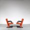 Chaises T-Line par Burkhard Vogtherr pour Arflex, Italie, 1980s, Set de 2 4